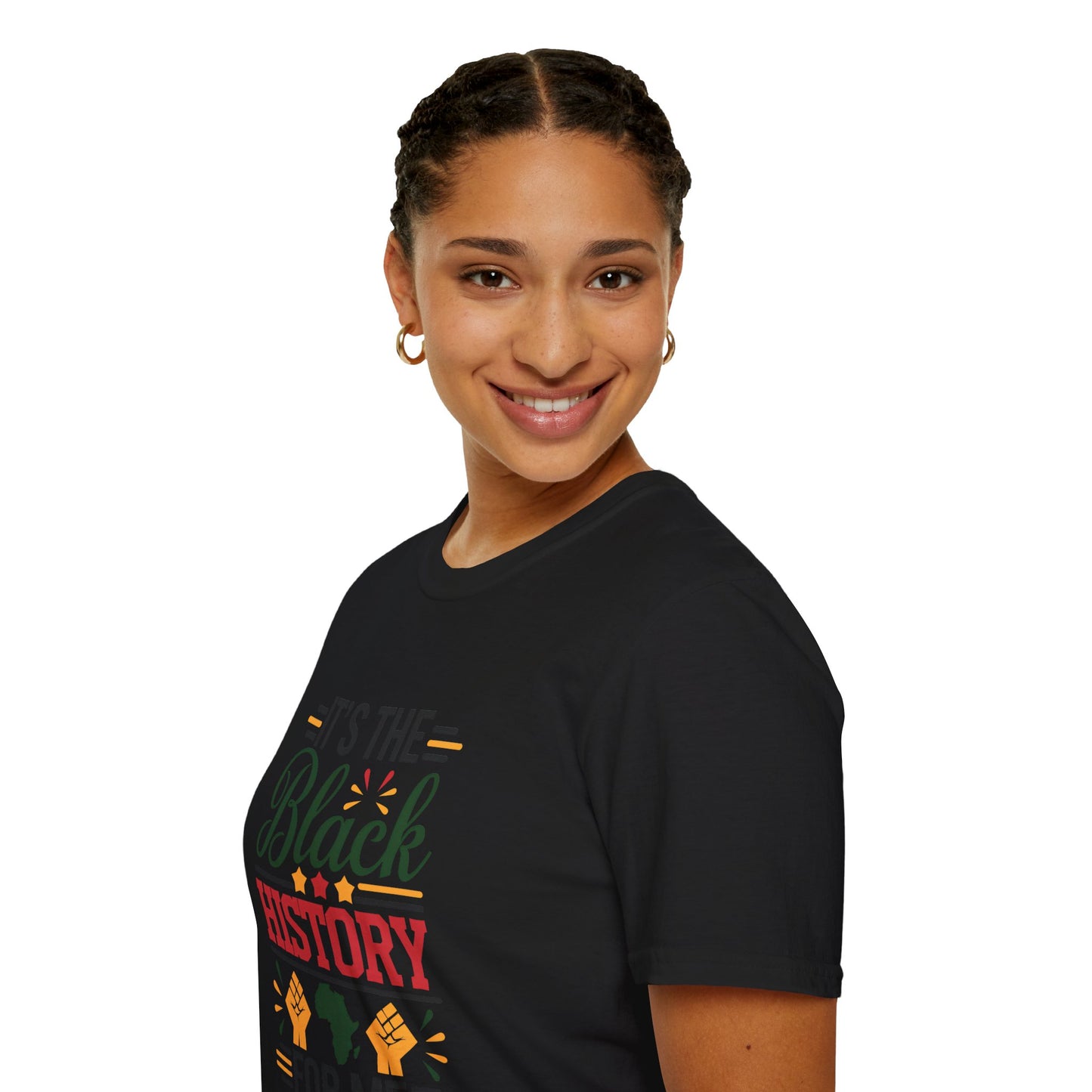 It's the Black History For Me Unisex Softstyle T-Shirt