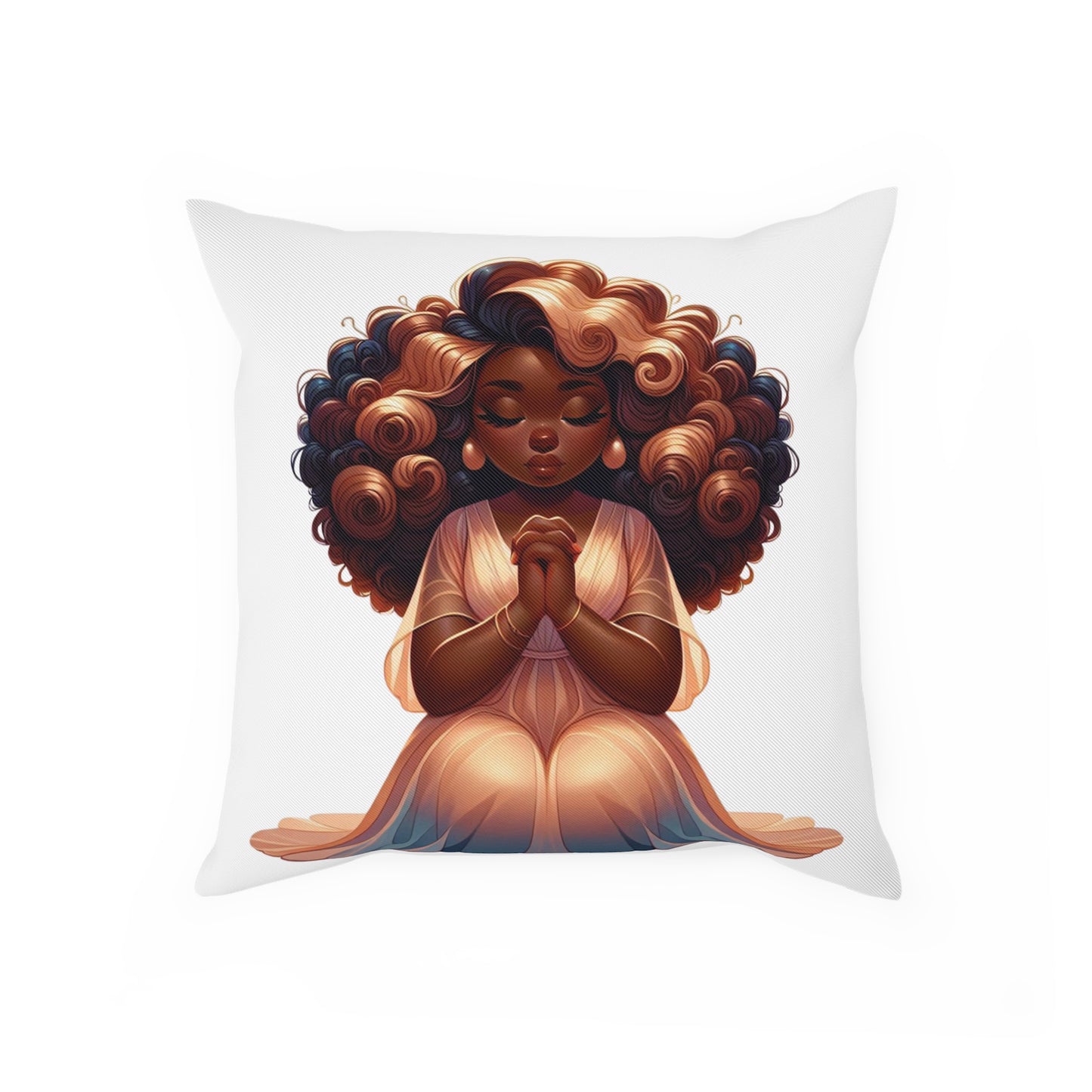 Kneel in Prayer Indoor Pillow