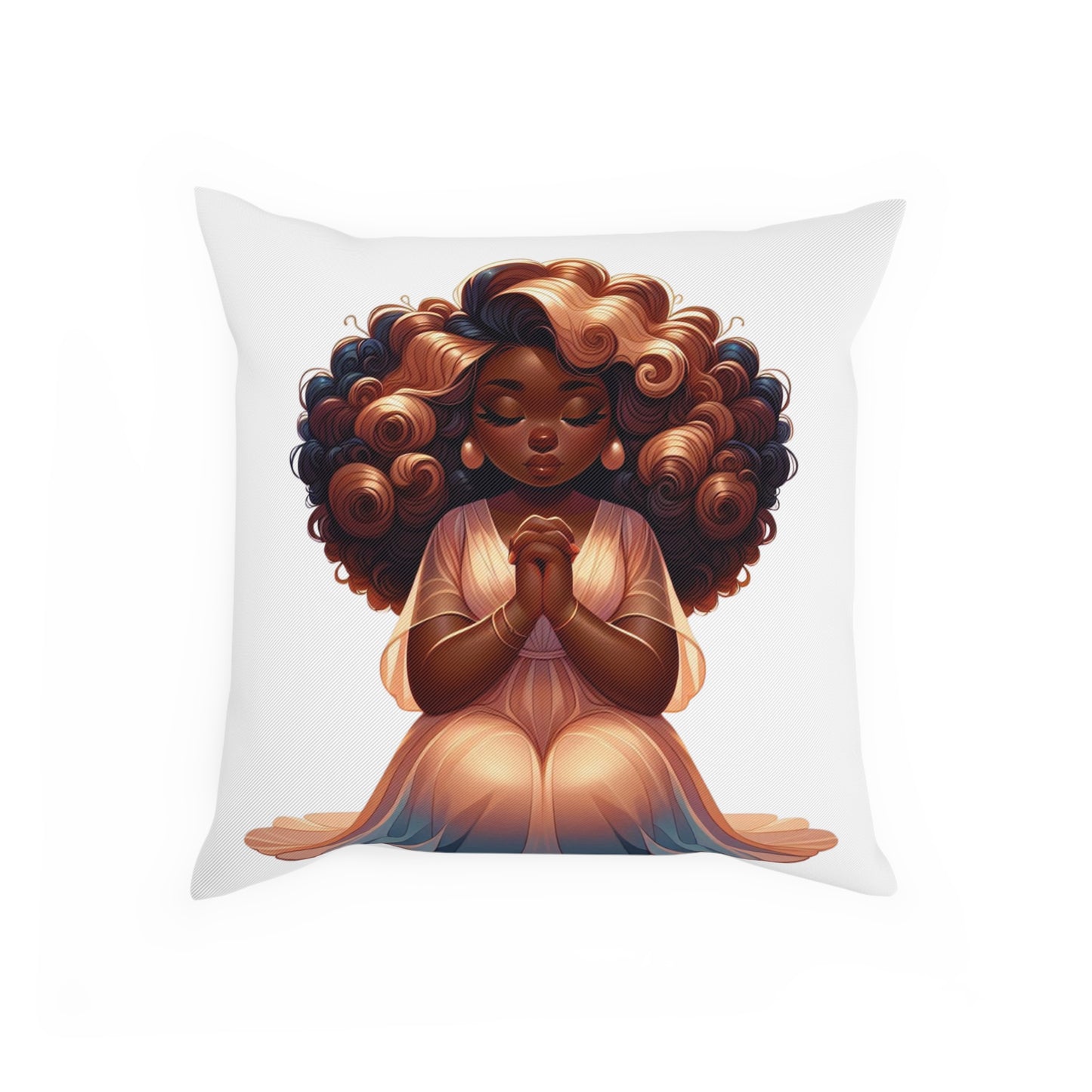 Kneel in Prayer Indoor Pillow