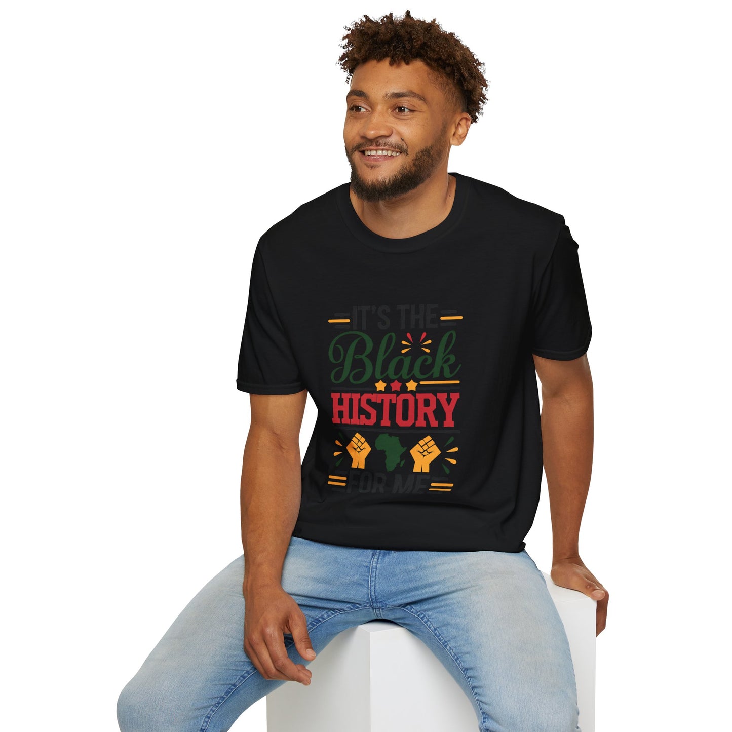 It's the Black History For Me Unisex Softstyle T-Shirt